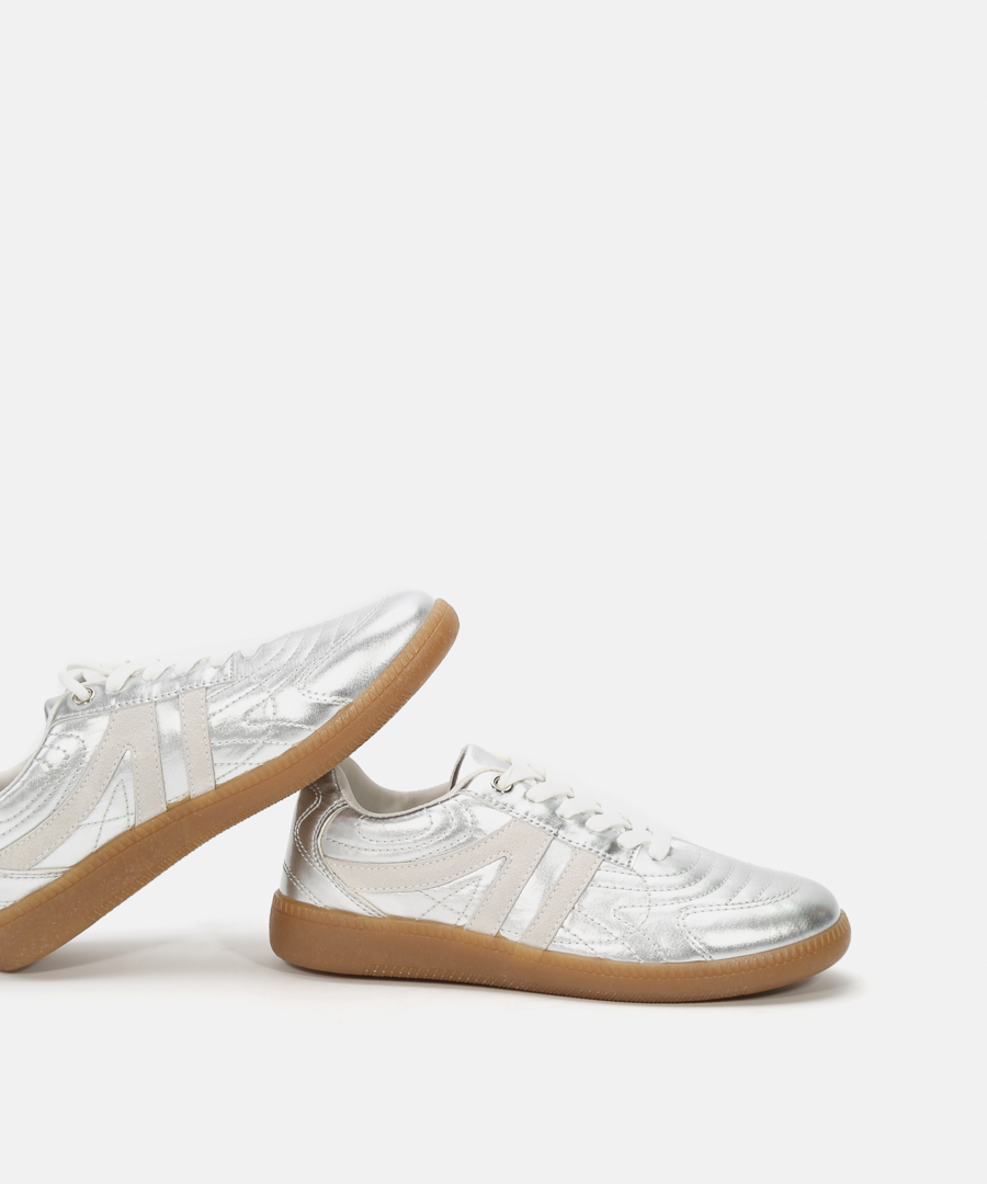 Sapatilhas casual retro metalizadas image number null